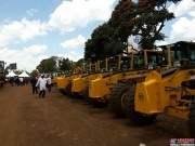山推產品助力東非國家道路建設