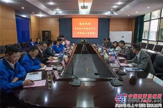 湖南省科技厅领导到山河智能调研