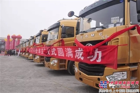 50辆汉马H6运煤车交付邯郸客户