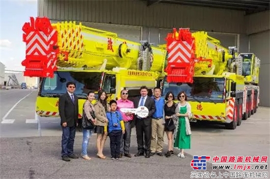 利勃海尔两台新型LTM 1300-6.2移动式起重机获得台湾Chi Deh客户的信任