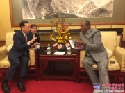 几内亚总统会见三一集团总裁唐修国，期待与三一深化合作