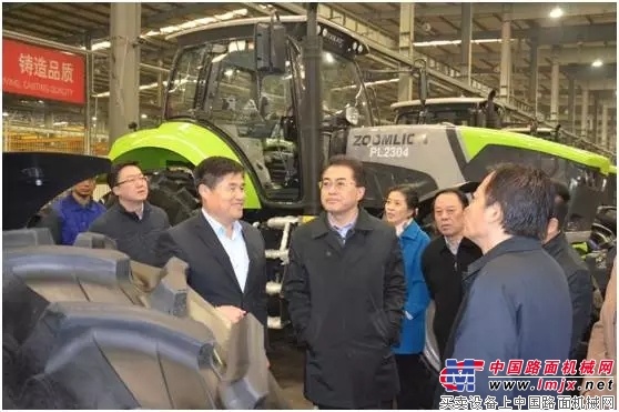 翁杰明调研中联重科开封工业园