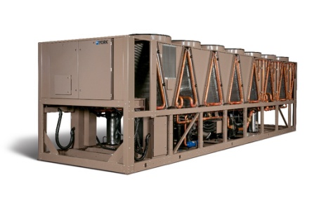 江森自控發布業內首款獲AHRI認證帶自然冷卻的變頻螺杆式風冷冷水機組
