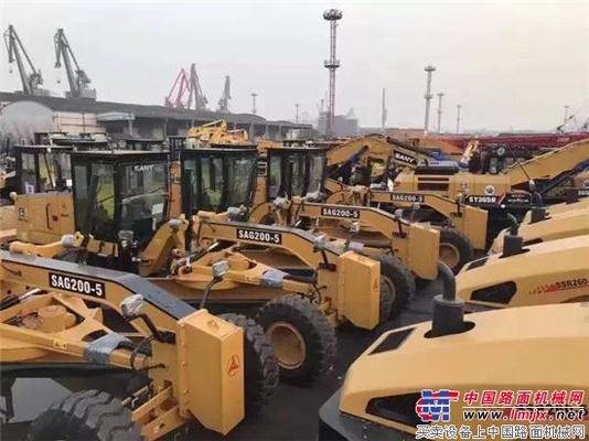 百余台三一设备远征巴基斯坦 助力“一带一路”