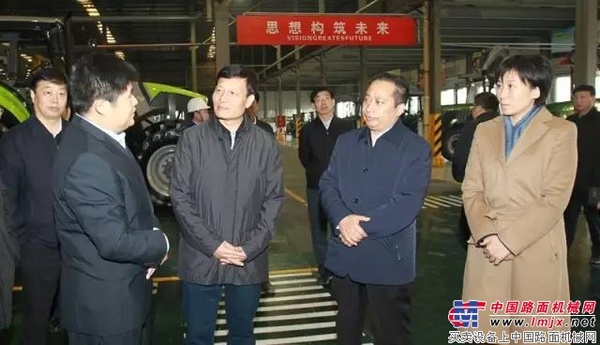 河南省委书记谢伏瞻调研中联重科开封工业园
