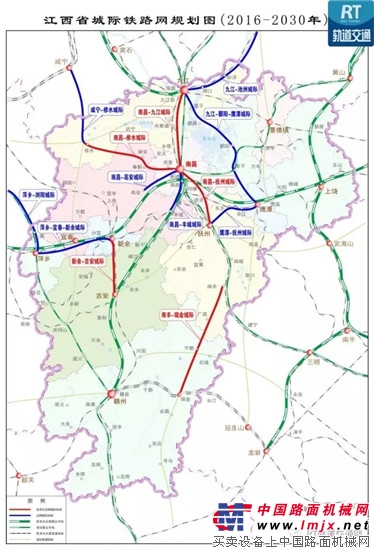 一表尽览江西1469亿,12条规划城际铁路