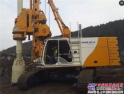寶峨中國第500台旋挖鑽機為徐州雲龍區重點工程建設添磚加瓦