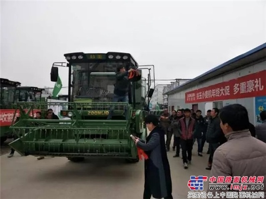 中联重科小麦机引爆订机热