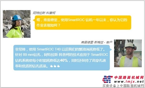 想拥有高燃油效率吗？您只需一台阿特拉斯·科普柯SmartROC钻机