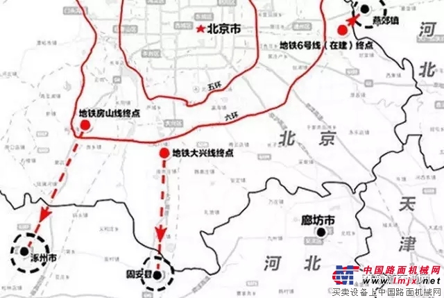 河北拟再建三条地铁对接北京 环京县市实现1小