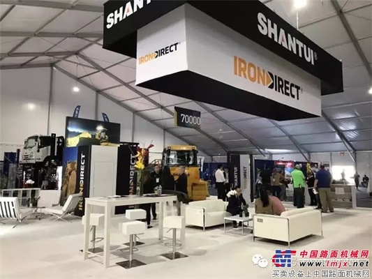 山推重磅亮相美国拉斯维加斯工程机械展