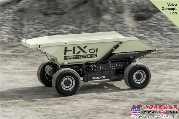 沃爾沃建築設備推出新一代概念設備HX2電動裝載車