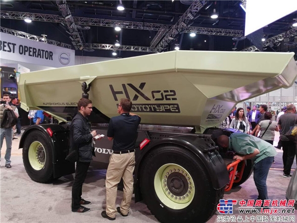 沃尔沃建筑设备推出新一代概念设备HX2电动装载车