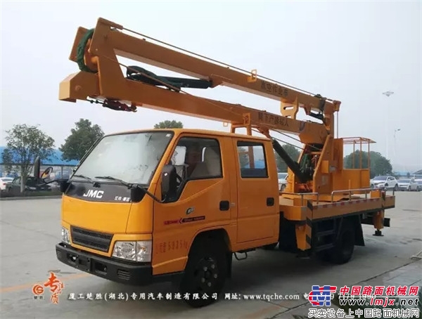 国五江铃双排14米高空作业车