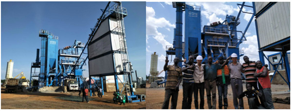 中交西筑JD2000搅拌设备助力乌干达65KM公路项目