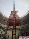 方圆烟塔专用施工升降机首次服务用户