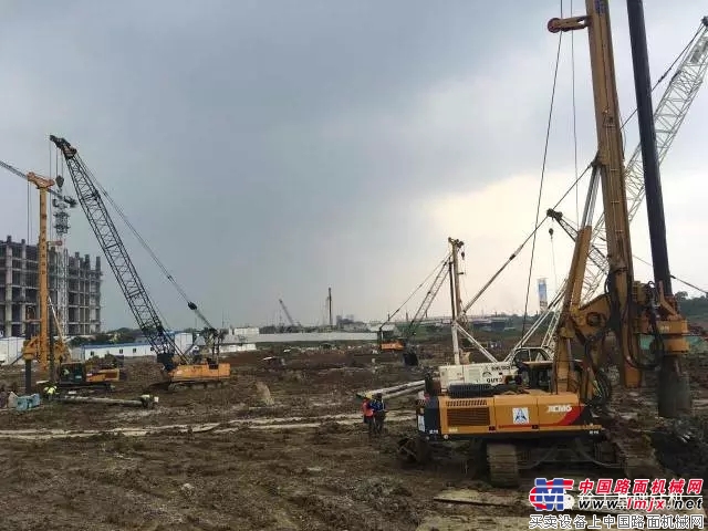 徐工旋挖鉆批量助力印尼城市綜合體項目