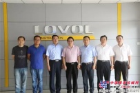 中國工程機械工業協會鏟運分會會長尚海波調研參觀雷沃工程機械集團