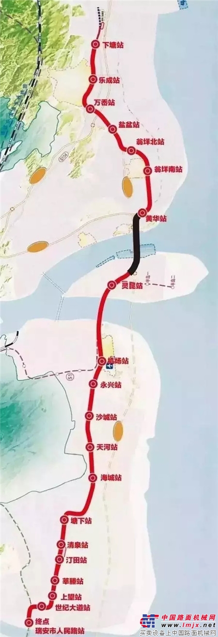 2017浙江全省轨道交通在建项目一览！