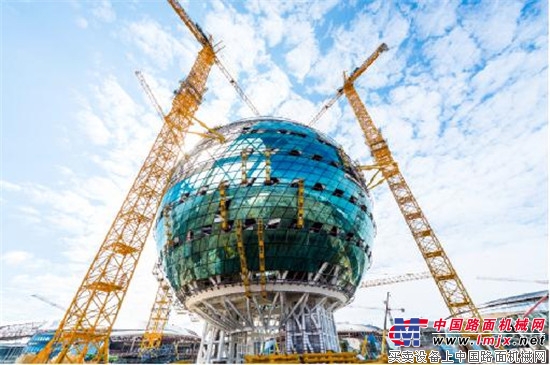 中联重科助建哈萨克斯坦世博主展馆 绿色丝路展绿色制造新风采