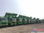 持续选购 值得信赖 20辆华菱新型城市渣土车交付上海想越土石方公司