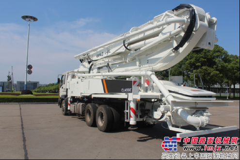 高效融合打造海外市場新勢力 中聯重科K43C泵車在湖南成功下線
