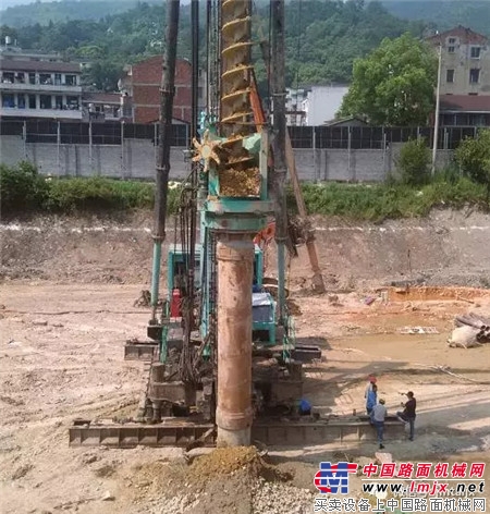 上海金泰SZ80-35甌江河畔再施咬合樁 卵石地層成孔難題迎刃而解