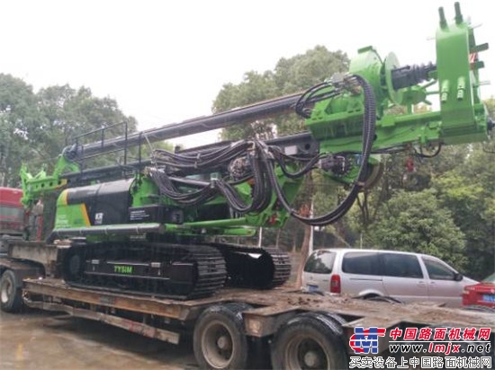 泰信机械KR80小型旋挖钻机参与汉中地下管廊建设 