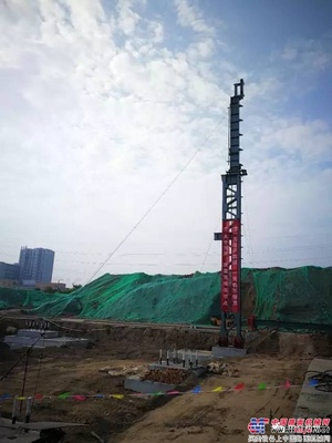 中交天和西安盾构项目第一根钢柱顺利吊装完成