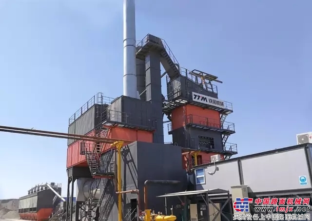铁拓机械4000环保型沥青搅拌设备入驻新疆乌鲁木齐