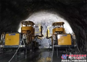 神勇，掘进1450米，徐工TZ系列凿岩台车奋战大盘山隧道