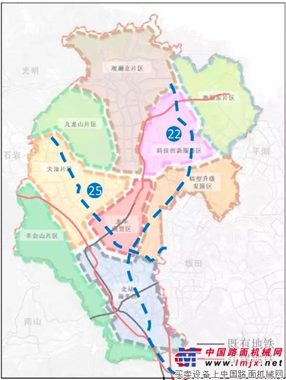 龙华轨道交通线路在更新 地铁在建、规划及新增线路11条