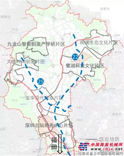 龙华轨道交通线路在更新 地铁在建、规划及新增线路11条