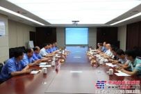 陝西省機械工程等6家學會來陝建機股份公司調研考察