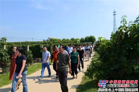 海阳市政协组织部分政协委员到烟台金鼎葡萄酒业有限公司及葡萄基地调研