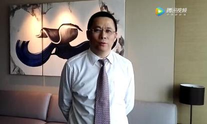 三一重工传统业务营销总经理何发良祝贺十五周年