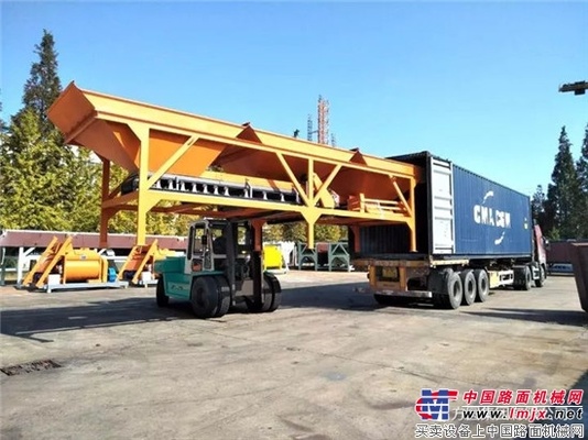 方圆HZS35Z型组合式混凝土搅拌站批量出口