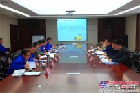 陕西省劳动关系和谐企业审核组来陕建机股份现场审核