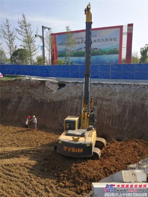 泰信小旋挖参与汉中地下综合管廊施工，助力中国特色小镇建设 