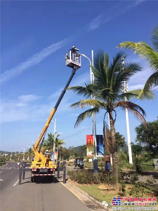 徐工高空作業車助力海南國際旅遊島建設紀實