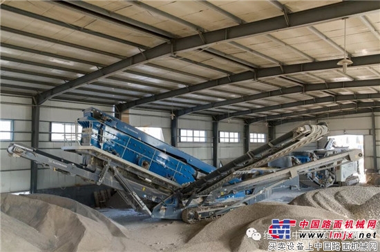克磊镘设备在山东临淄旧混凝土再生项目成功应用 
