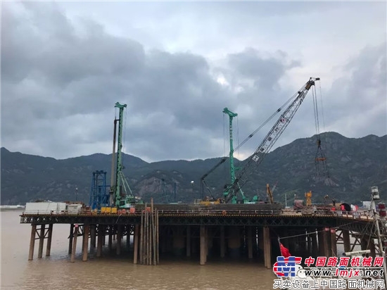 上海金泰SH46温州七都大桥挑战大口径百米水中墩桩 