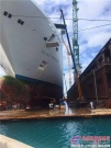 徐工RT70U助力巴哈馬最大造船廠豪華遊輪物資補給