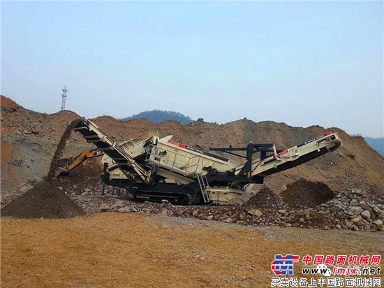 南方路机移动式破碎生产线在浙江的运用