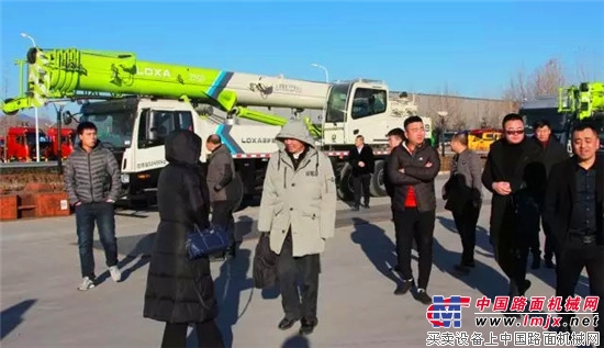 吉林省起重机行业标杆客户参观雷萨重机