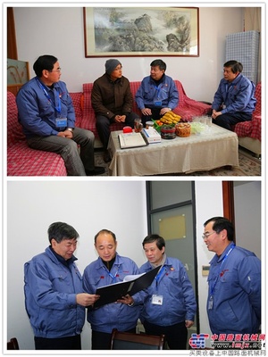 国机重工总经理王伟炎慰问常林困难职工和集团公司首席专家首席技师