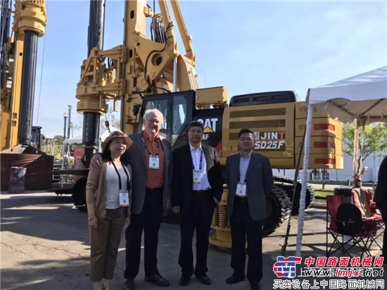 上海金泰“欧Ⅳ”产品北美市场先行 “ F ”型旋挖钻机盛装亮相2018奥兰多国际深基础大会 