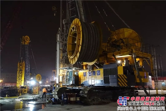 宝峨双轮铣槽机上海“深隧工程”创施工新纪录 