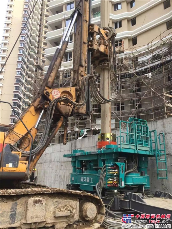 盾安重工全回转钻机再度发力，助力广东珠海首府花园项目开工建设