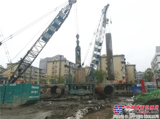 厉害了！通州基础使用六台盾安重工全回转钻机助力六朝古都（南京）城市建设！